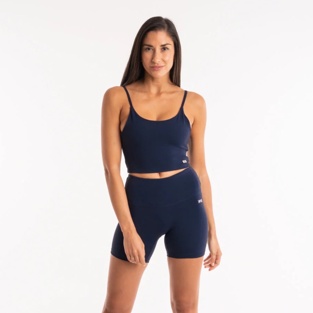 NWT BOXRAW NAVY DELIA CYCLING SHORTS in size small